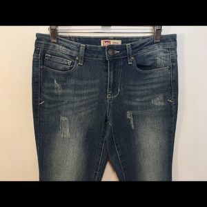 Junior Distressed Jeans 5R low rise bootcut l.e.i.